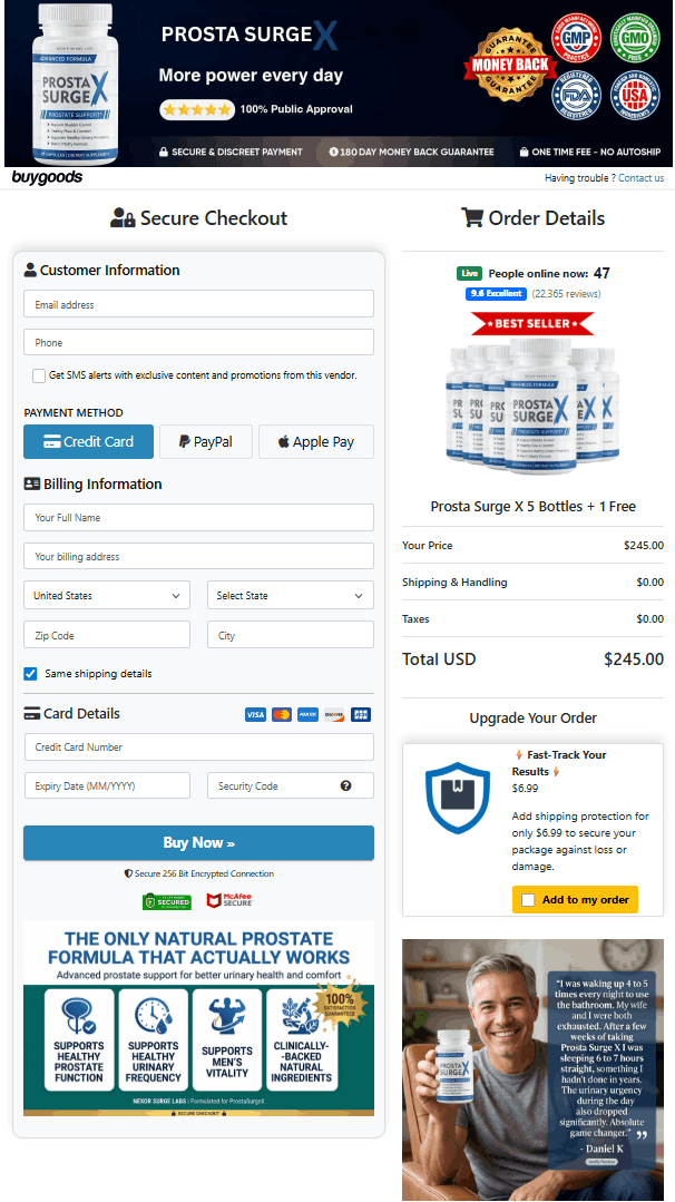 Prosta Surge X purchase